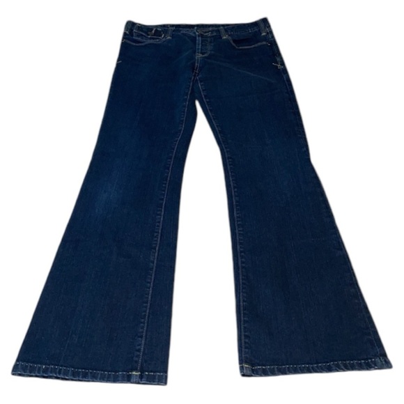 vertigo Denim - Vertigo Women’s 12 Blue Bootcut button fly Flare 5-Pocket Denim